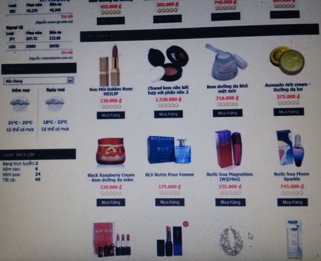 Thủy, Hào chọn những trang web có uy tín để sao chép hình ảnh, rao bán hàng ảo trên mạng