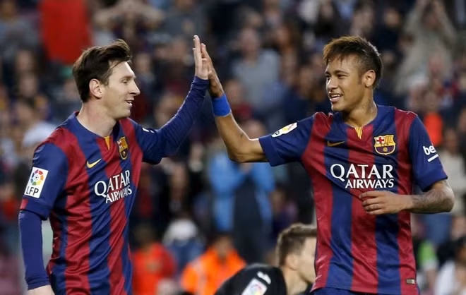 Dù là Neymar hay Messi giành Qủa bóng vàng 2015, thì Barcelona cũng đang sở hữu 2 tiền đạo hàng đầu thế giới. Ảnh: Reuters.