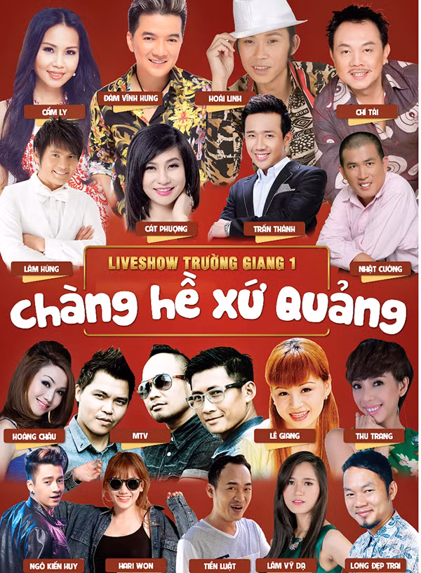 Các nghệ sĩ tham gia liveshow "Chàng hề xứ Quảng".