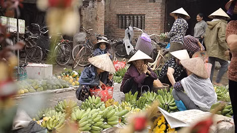 Một góc chợ Gò.