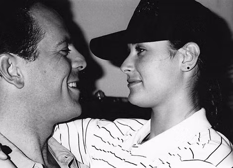 Demi Moore kết hôn với Bruce Willis vào năm 1987. Ảnh: New York Times.