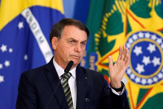 Tổng thống Brazil Jair Bolsonaro. (Ảnh: Reuters)