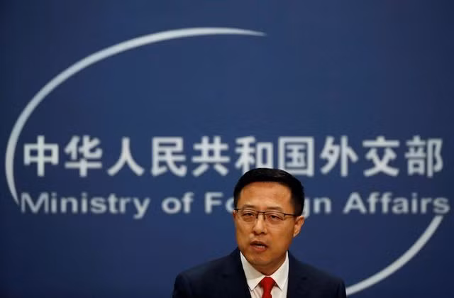 Người phát ngôn Bộ Ngoại giao Trung Quốc Triệu Lập Kiên. (Ảnh: Reuters)