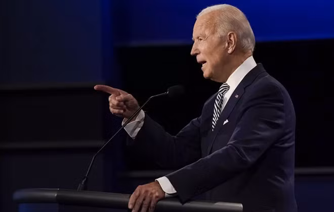 Ứng viên Tổng thống Mỹ Joe Biden. (Ảnh: Pool)