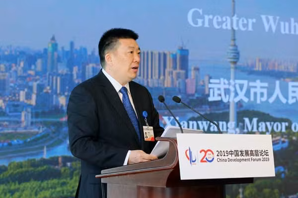 Thị trưởng Vũ Hán Zhou Xianwang. (Ảnh: chinadaily)