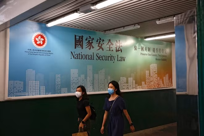 Luật an ninh Hong Kong dự kiến sẽ có hiệu lực từ ngày 1/7. (Ảnh: Reuters)