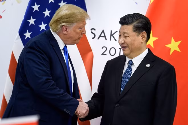 Chủ tịch Trung Quốc Tập Cận Bình và Tổng thống Mỹ Donald Trump. (Ảnh: Getty)