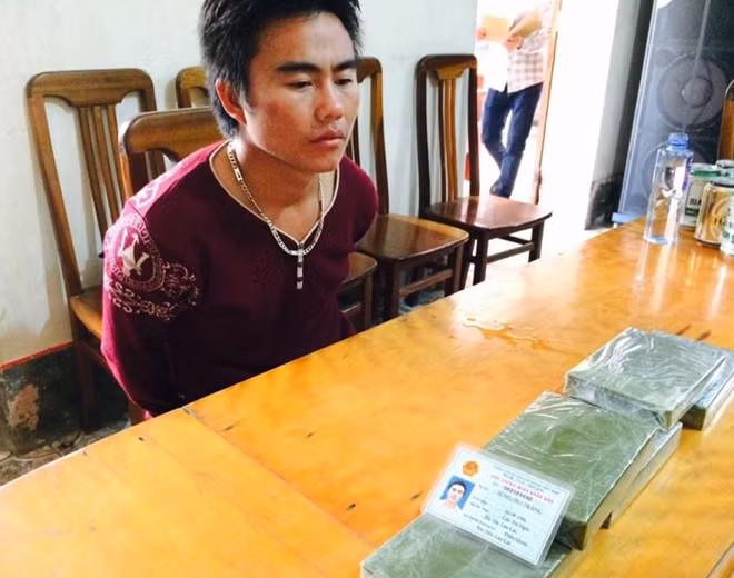 Đối tượng Sùng Seo Tráng bị bắt giữ.