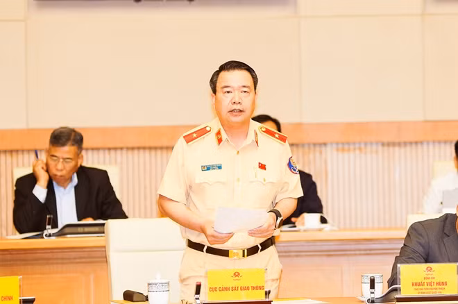 Thiếu tướng Nguyễn Văn Trung, Cục trưởng Cục CSGT Bộ Công an.