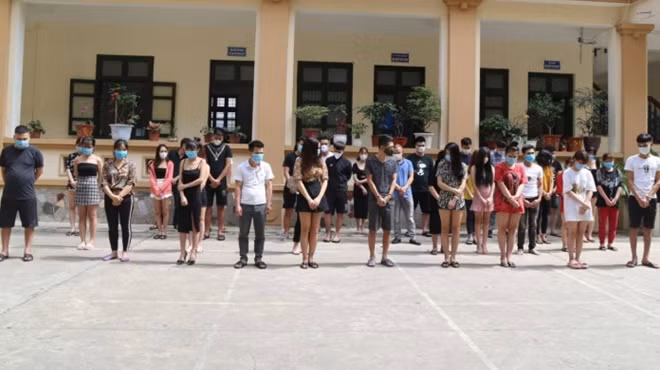Các đối tượng bay lắc trong quán Karaoke Bảo Anh bị phát hiện