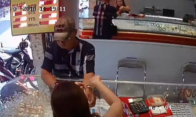Hình ảnh đối tượng bị camera ghi lại