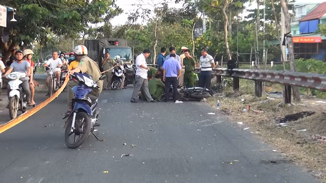 Bước đầu nguyên nhân dẫn đến tử vong được cho là nạn nhân tự tông vào ta-luy
