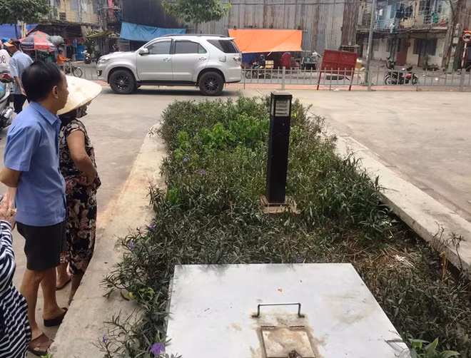 Khu vực cụ Nở rơi xuống