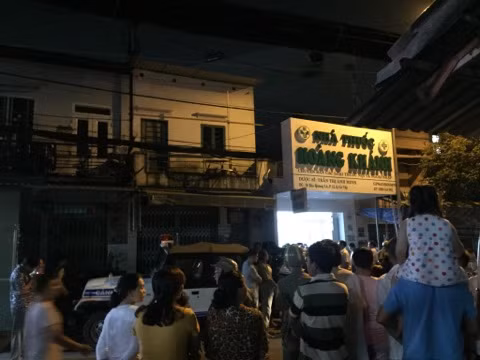 Hiện trường nơi phát hiện vụ việc Hiện trường nơi phát hiện vụ việc