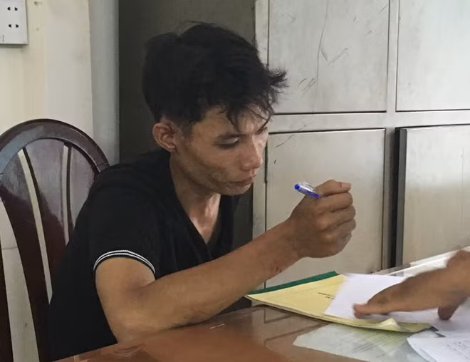 Hai đối tượng tại cơ quan điều tra