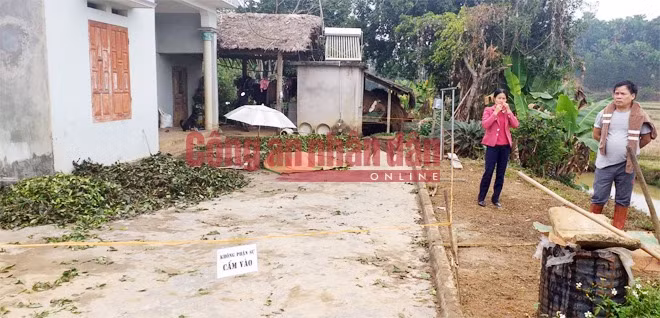 Hiện trường vụ thảm án.