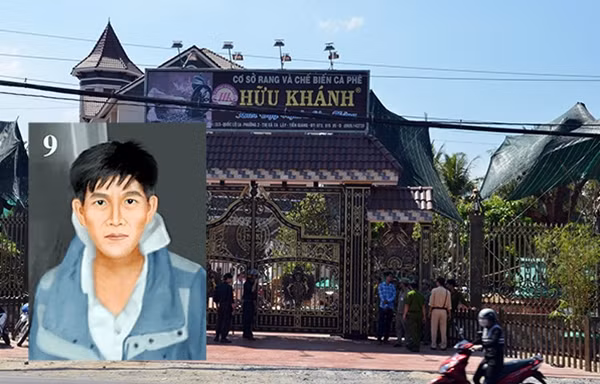Chân dung thủ phạm được họa sĩ phác họa.