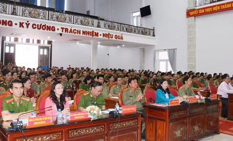 Các đại biểu tham dự lớp tập huấn.