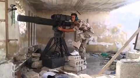 Nhiều nhóm vũ trang tại Syria sở hữu tên lửa TOW. Ảnh: Aljazeera