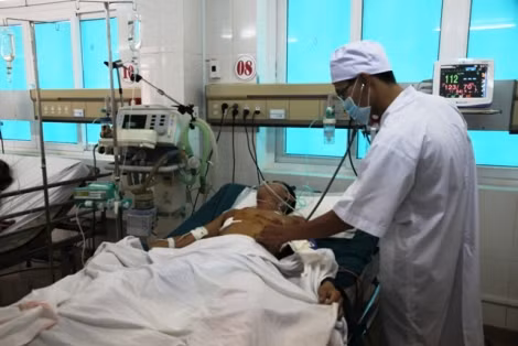 Bệnh nhân H. đã qua cơn nguy kịch.