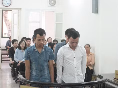 Bốn bị cáo tại phiên xử phúc thẩm ngày 31/8.