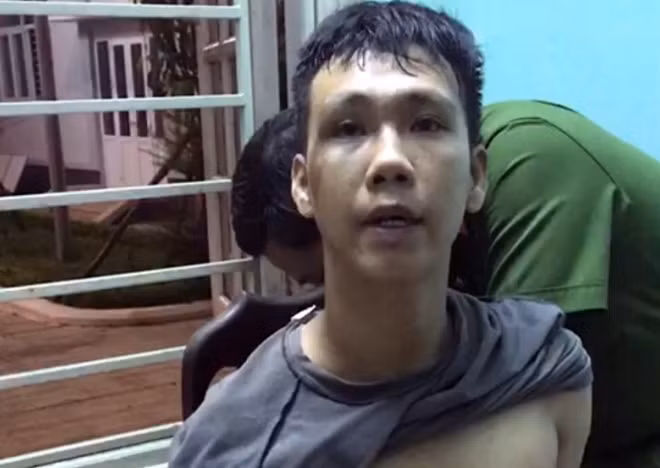 Đối tượng Phương được đưa về cơ quan Công an để xử lý theo quy định. Ảnh: CA