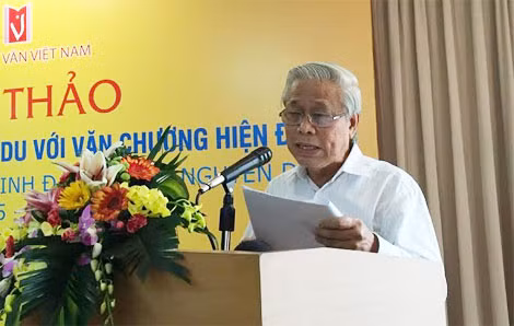 Nhà thơ Vũ Quần Phương đánh giá cao về Nguyễn Du và Truyện Kiều.