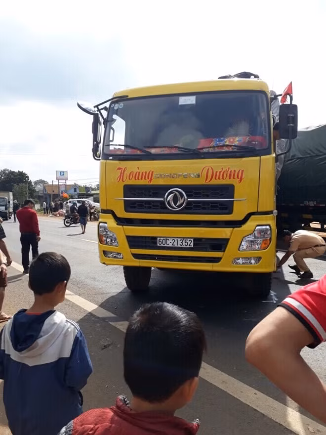 Hiện trường vụ tai nạn.