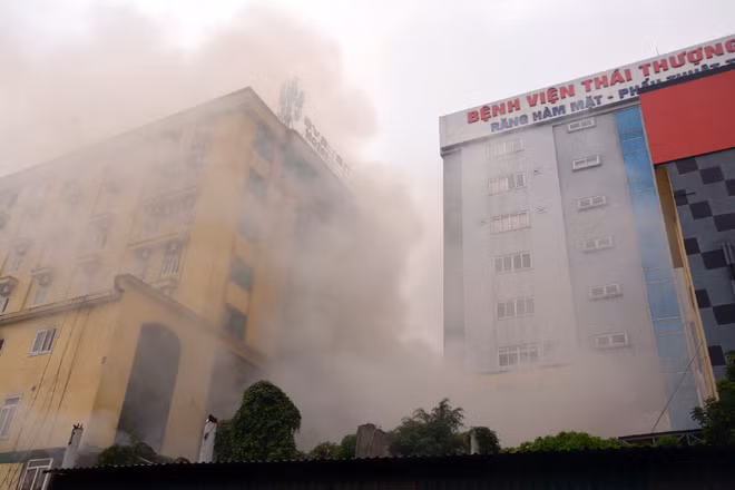Hiện trường vụ cháy.