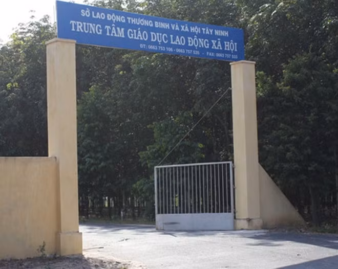 Trung tâm giáo dục lao động xã hội tỉnh Tây Ninh (ảnh G.P)