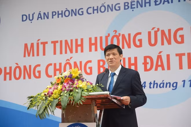 Thứ trưởng Y tế Nguyễn Thanh Long kêu gọi mọi người quan tâm phòng chống bệnh ĐTĐ