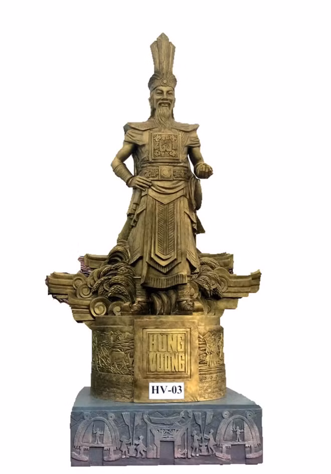 Các mẫu tượng đài Hùng Vương