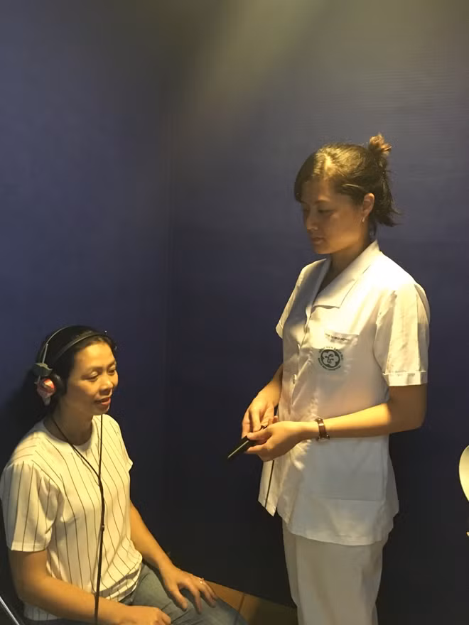 Đo vòi nhĩ cho bệnh nhân