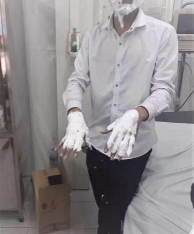 Các nạn nhân đang được điều trị tại Bệnh viện E