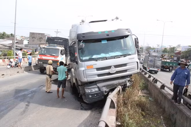 Hiện trường xảy ra vụ tai nạn