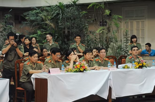 Các đại biểu tại Hội thi nghiệp vụ.
