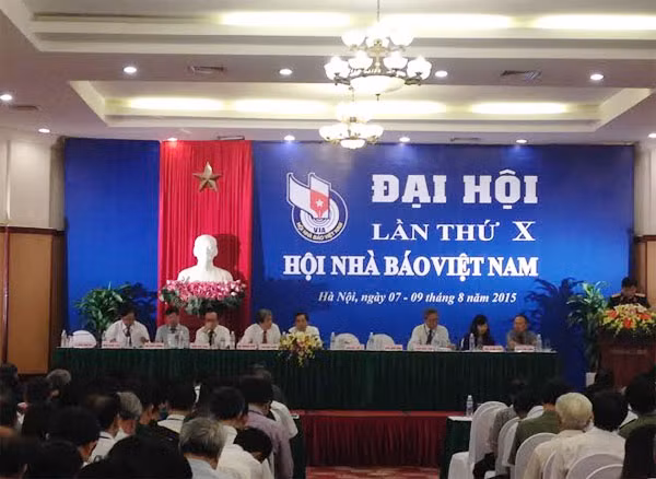 Đại hội lần thứ X Hội Nhà báo Việt Nam khai mạc sáng 7/8 tại Hà Nội.