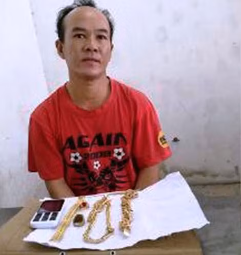 Trần Văn Kiệt tại cơ quan điều tra.