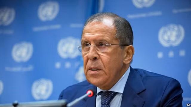 Ngoại trưởng Nga Sergei Lavrov cáo buộc Thổ Nhĩ Kỳ cố tình bắn hạ chiếc Su-24. (ảnh: AP)