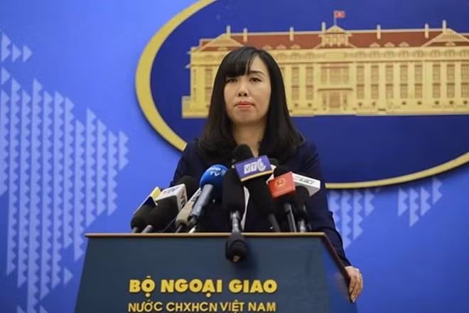 Người Phát ngôn Bộ Ngoại giao Việt Nam Lê Thị Thu Hằng.