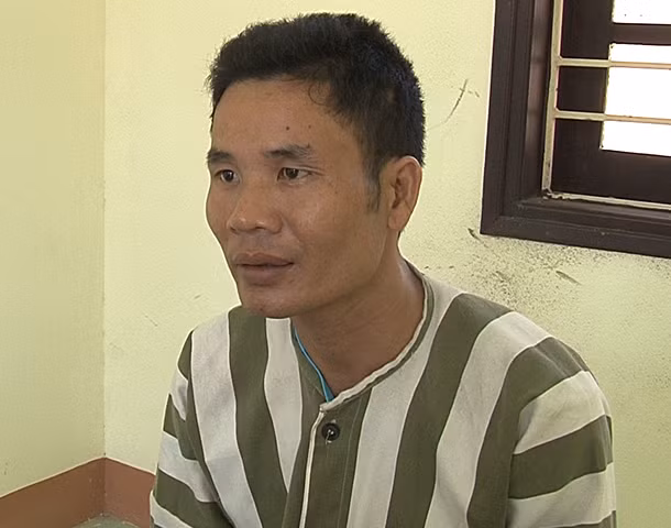 Đối tượng Ngô Ngọc Thạnh tại cơ quan Công an TP Huế.