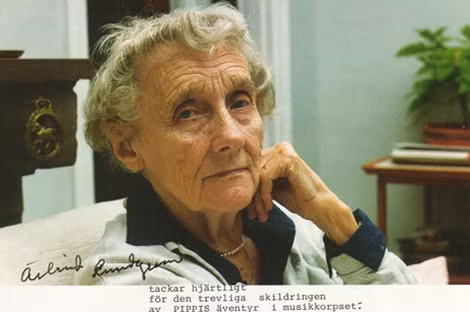 Nữ nhà văn Astrid Lindgren.