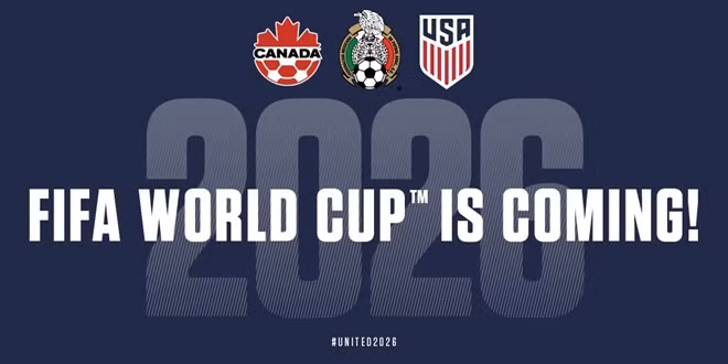 World Cup 2026 là World Cup của khu vực Bắc Mỹ.