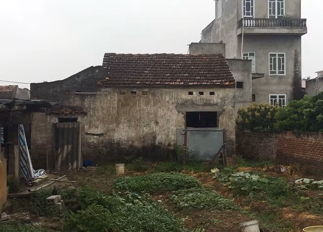 Ngôi nhà của ông Dầu bị chính em ruột bịt kín tất cả lối ra.