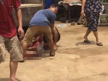 Hiện trường vụ tai nạn.