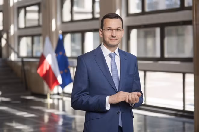 Thủ tướng Morawiecki hy vọng duy trì đối thoại thẳng thắn với EU để tìm được tiếng nói chung. Ảnh: MinisterstwoRozwoju