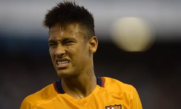 Tiền đạo Neymar của Barcelona.