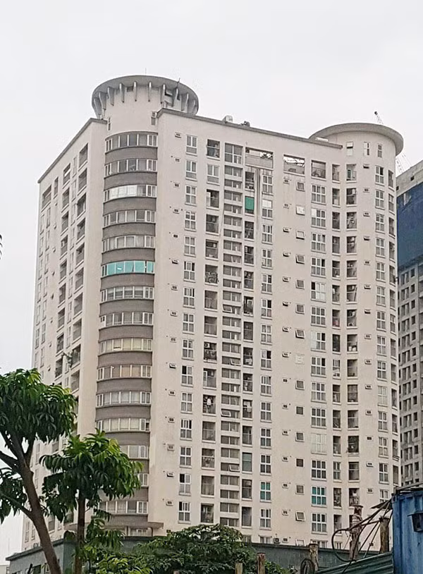 Một chung cư ở quận Cầu Giấy nhiều năm vi phạm PCCC vừa được khắc phục.