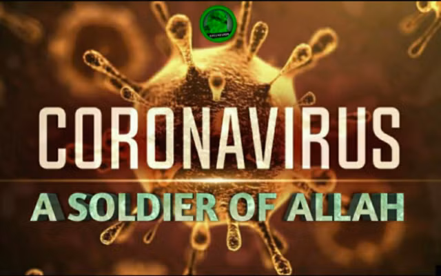 Trong đại dịch COVID-19, những thông điệp như thế này - coronavirus là một chiến binh thánh chiến - của các nhóm khủng bố Hồi Giáo cực đoan đã tràn ngập trên internet.