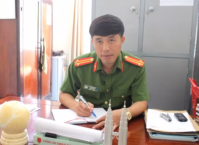Trung tá Lê Xuân Hạnh.